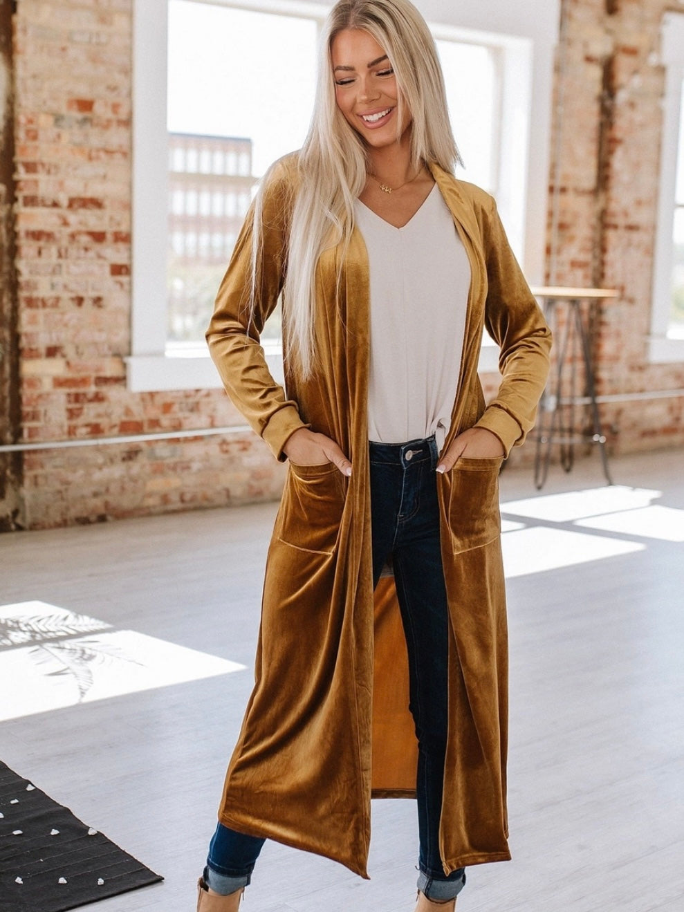 Velvet Vibe Long Duster Velvet Vibe Long Duster